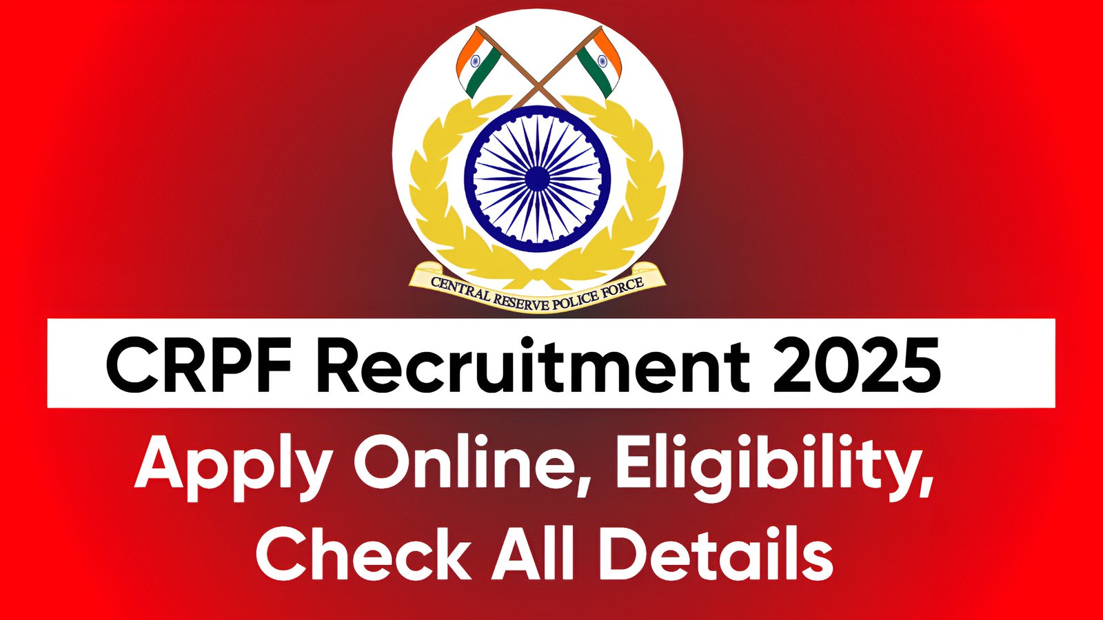 CRPF Recruitment 2025